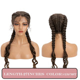 My-Lady Synthetic 27inches Lace Front Hair Wig Black