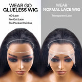5x5 Hd Pre Cut Pre Plucked Lace Closure