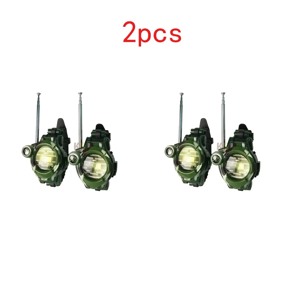 Children Education Toys 2PCS Toy Walkie Talkies Watches