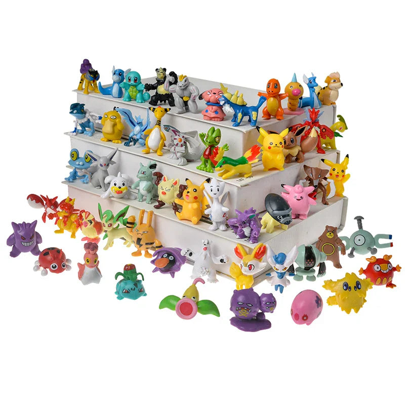 20-100Pcs 4-6 Cm Anime Pokemon Big Figure Toy