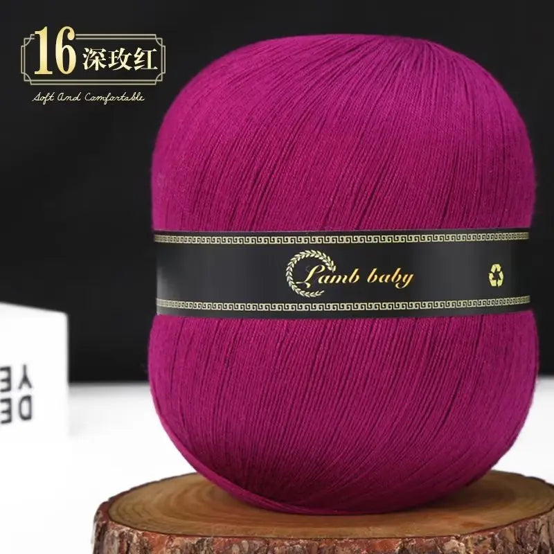 150g Solid Color Silk Cotton Yarn Soft Yarn