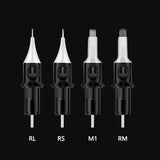 10Pcs/Lot Tattoo Cartridge Needles RL RS RM M1Round