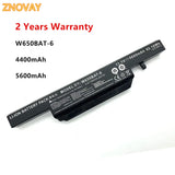 ZNOVAY W650BAT-6 Laptop Battery For CLEVO W650DC W650RB