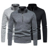 Warm Zipper Sweater Winter Jacket Solid Color High
