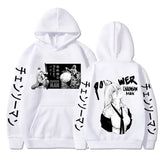 Harajuku Anime Chainsaw Man Power Cute Printed Hooded
