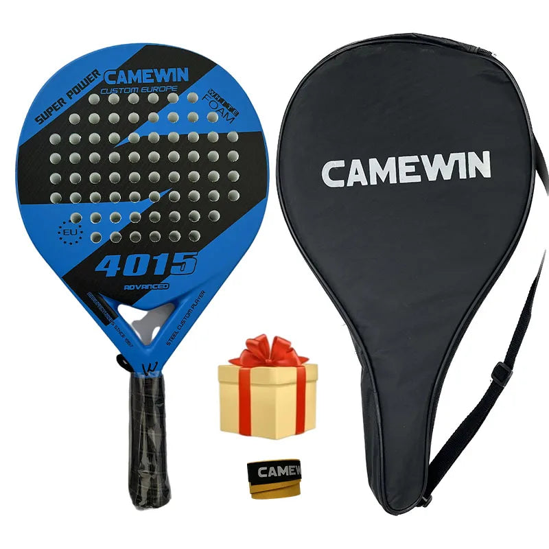 Camewin Padel Racket Tennis Carbon Fiber Soft EVA