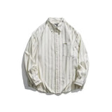 Men Casual Sweater Set Vintage Checkerboard Cardigan+Striped Long