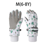 Cartoon Kids Gloves Thickened Warm Winter Ski FiveFinger