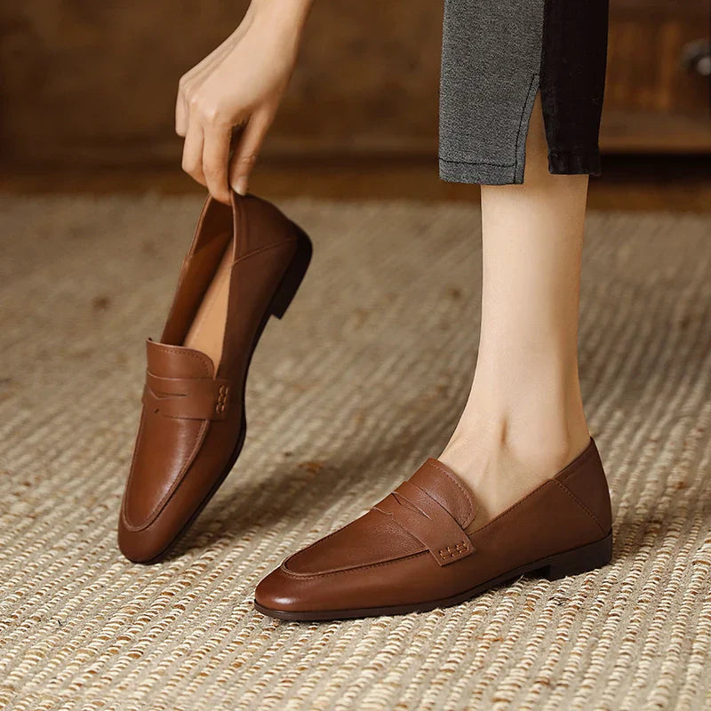 French Style Woman Shoes Autumn Spring Slip On