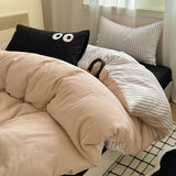 Nordic Sling Bed 150 Bedding Sets Stripes Duvet