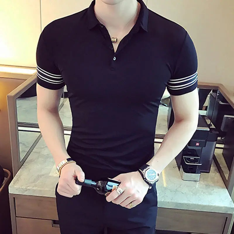 Short Sleeve Shirt for Men 2023 New Solid