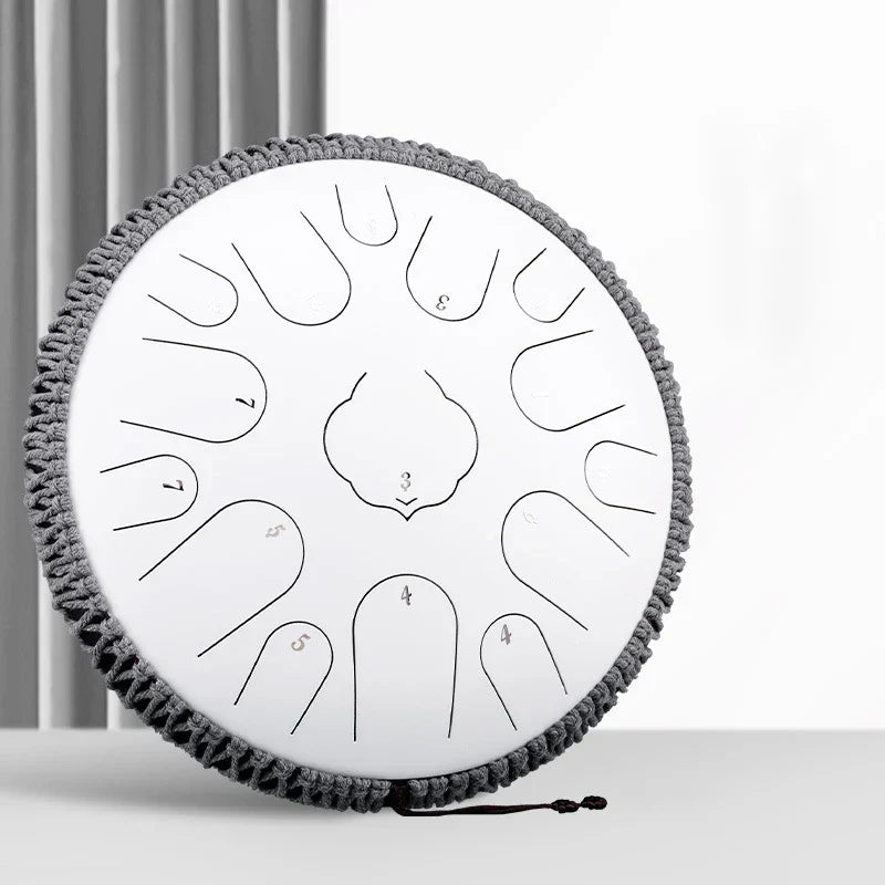 Hluru 15 Notes Glucophone Steel Tongue Drum 13