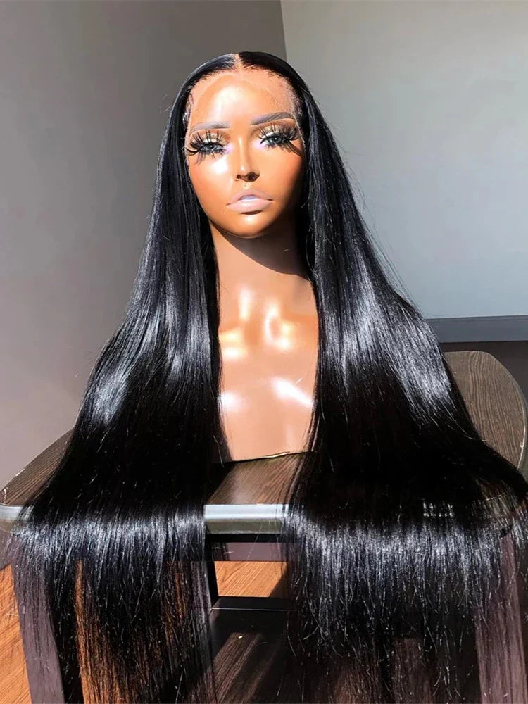 36 38Inch 13x4 Straight Lace Front Wigs Glueless