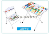 Kindergarten pupils children foldable learning tables and chairs