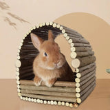 Small Animal Nest Shelter Rabbit House Teeth Grinding