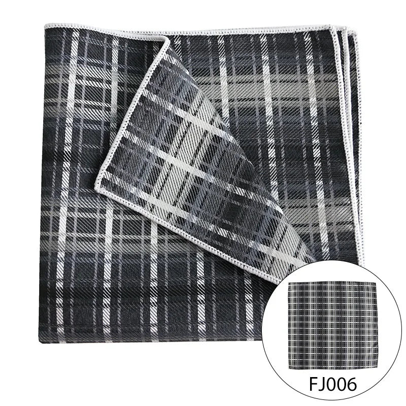 Men Pocket Square Light Coffee Beige Handkerchief Men