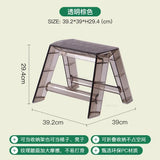 Modern Home Folding Ladder Transparent Acrylic Step Ladders