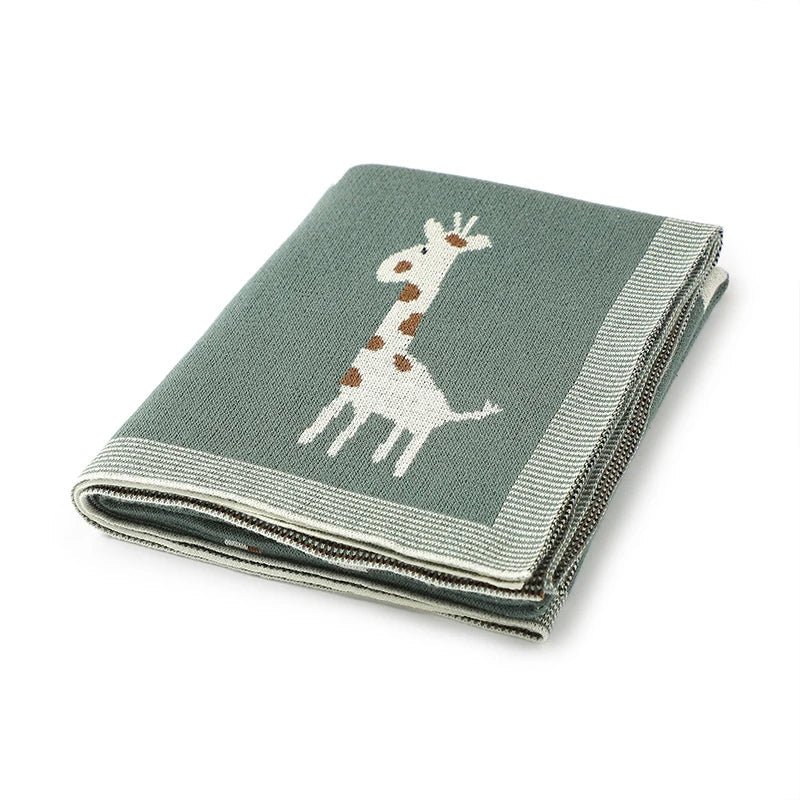 Newborn Baby Blankets Super Soft Knitted Infant Kids