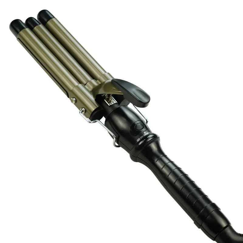 QXXZ 19mm Hair Curler Professional Three Tube Wave