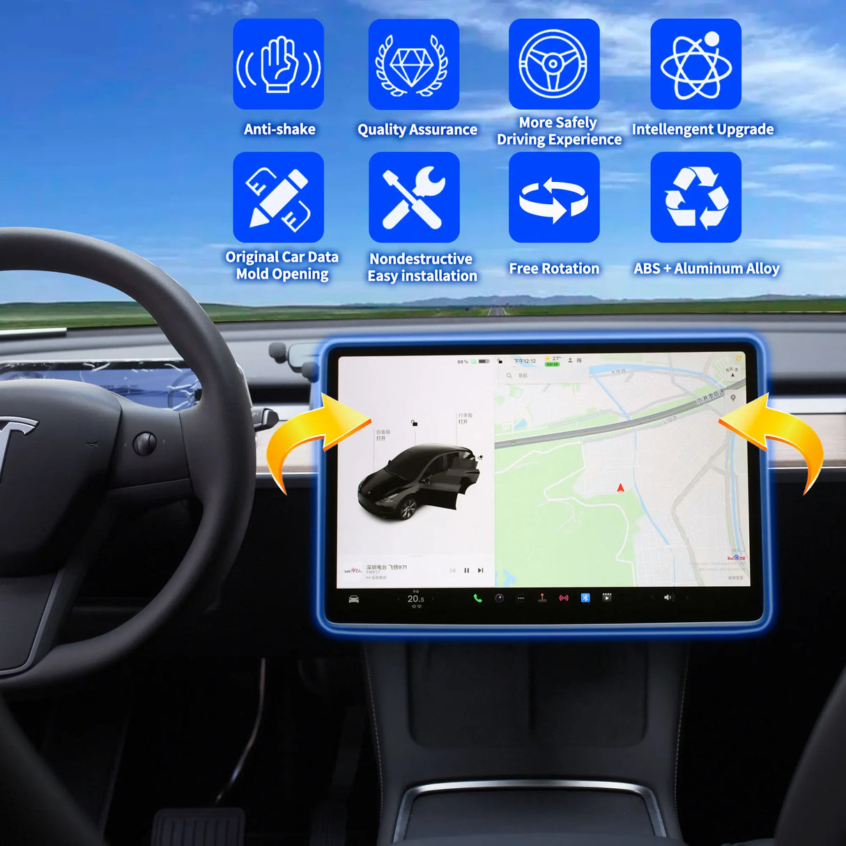 Swivel Mount for Tesla Model 3 highland Tilt