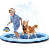 Kids Dog Anti-Slip Splash Pad Thick Sprinkler Pool