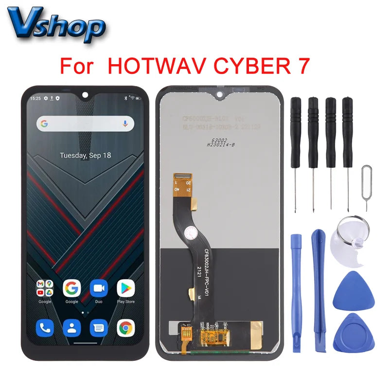 Original HOTWAV CYBER 7 LCD Screen Digitizer Full