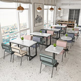 Dining Room Chair Casual Cafe Dining Table Commercial