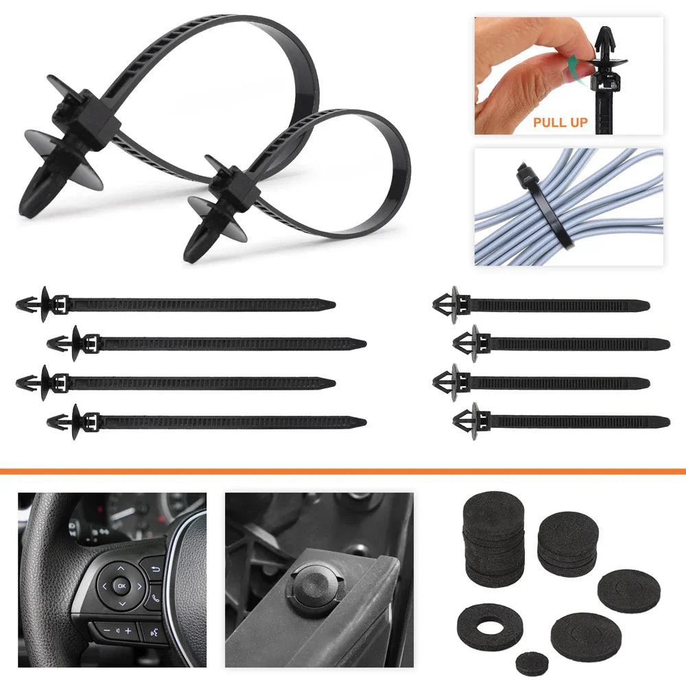 Mixed Auto Fastener Clip Car Body Push Retainer
