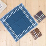 High Quality Men Cotton Dark Business Plaid Striped