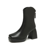 High Heels Short Boots Women Fashion Shoes Autumn