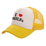 I Love MILFS Trucker Caps Men Funny Humor