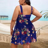 Women Floral Plus Size Bikini Printed Sexy Swimwears
