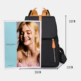 Waterproof Oxford Backpack for Women Antitheft School Bag