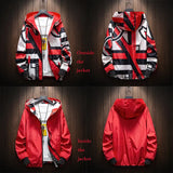 The New Two-sided Men's Jacket, 2024 Fashion Geometric