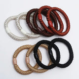 10Pcs Korean Strong Women Hair Scrunchies Girls Elastic