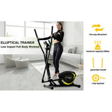 US Warehouse Elliptical Trainer Upright Bike With 8