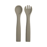 Food Grade Baby Soft Silicone Spoon Fork Set