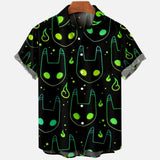 Devil Horror 3d Print Hawaiian Shirt Men Clothes