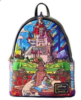 Disney Cinderella PU Leather Women Backpack Stitch Cartoon