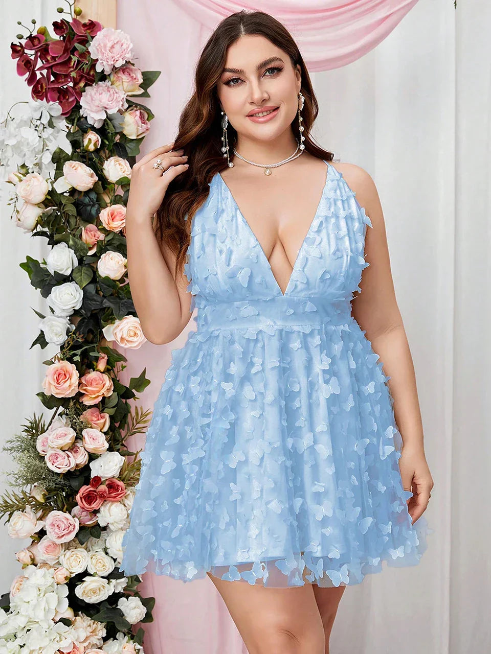 Cinemore Plus Size Summer Dresses Women 2023 Sleeveless