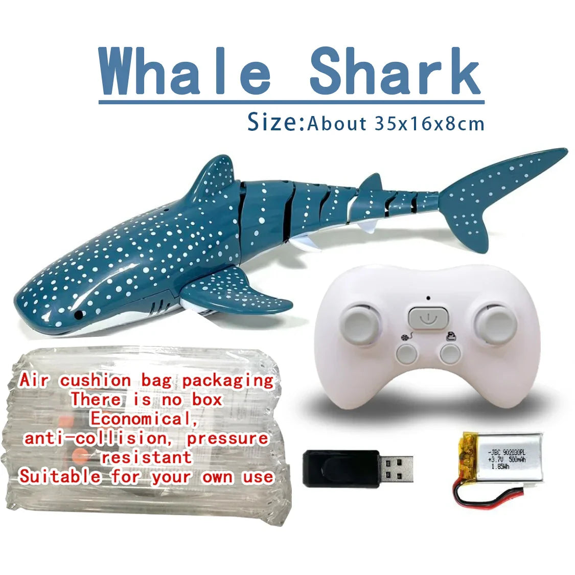 Funny RC Shark Toy Remote Control Animals Robots