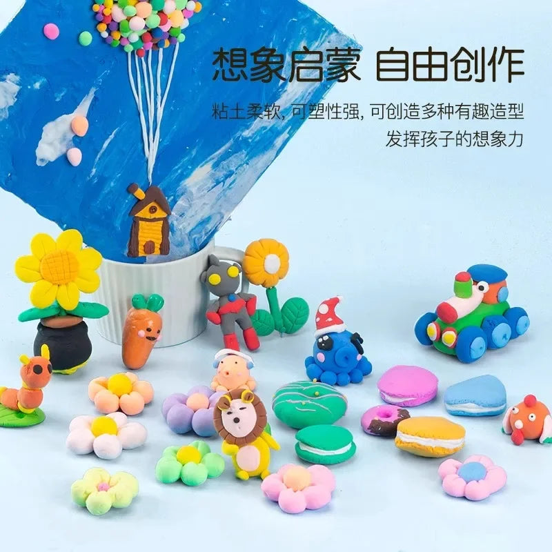 50g/bag Air Dry Plasticine Modeling Clay Slime DIY