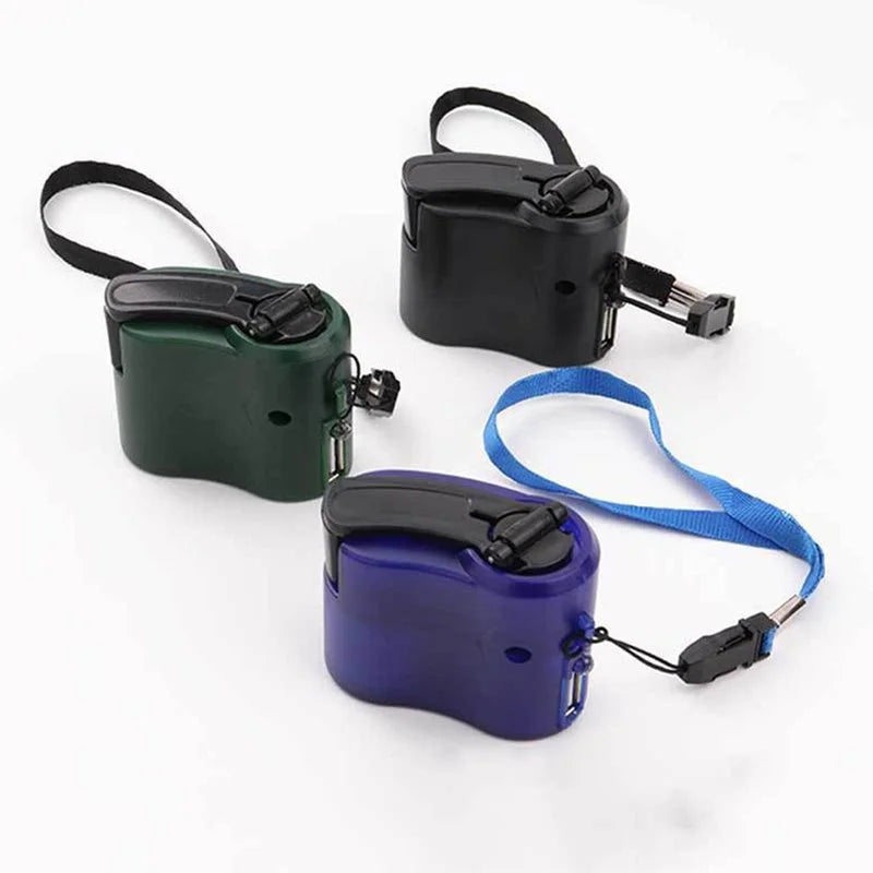 Mini Charger Hand Crank USB Phone Emergency Camping