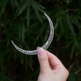 Vintage Celtics Knot Crescent Moon Hair Forks Moon