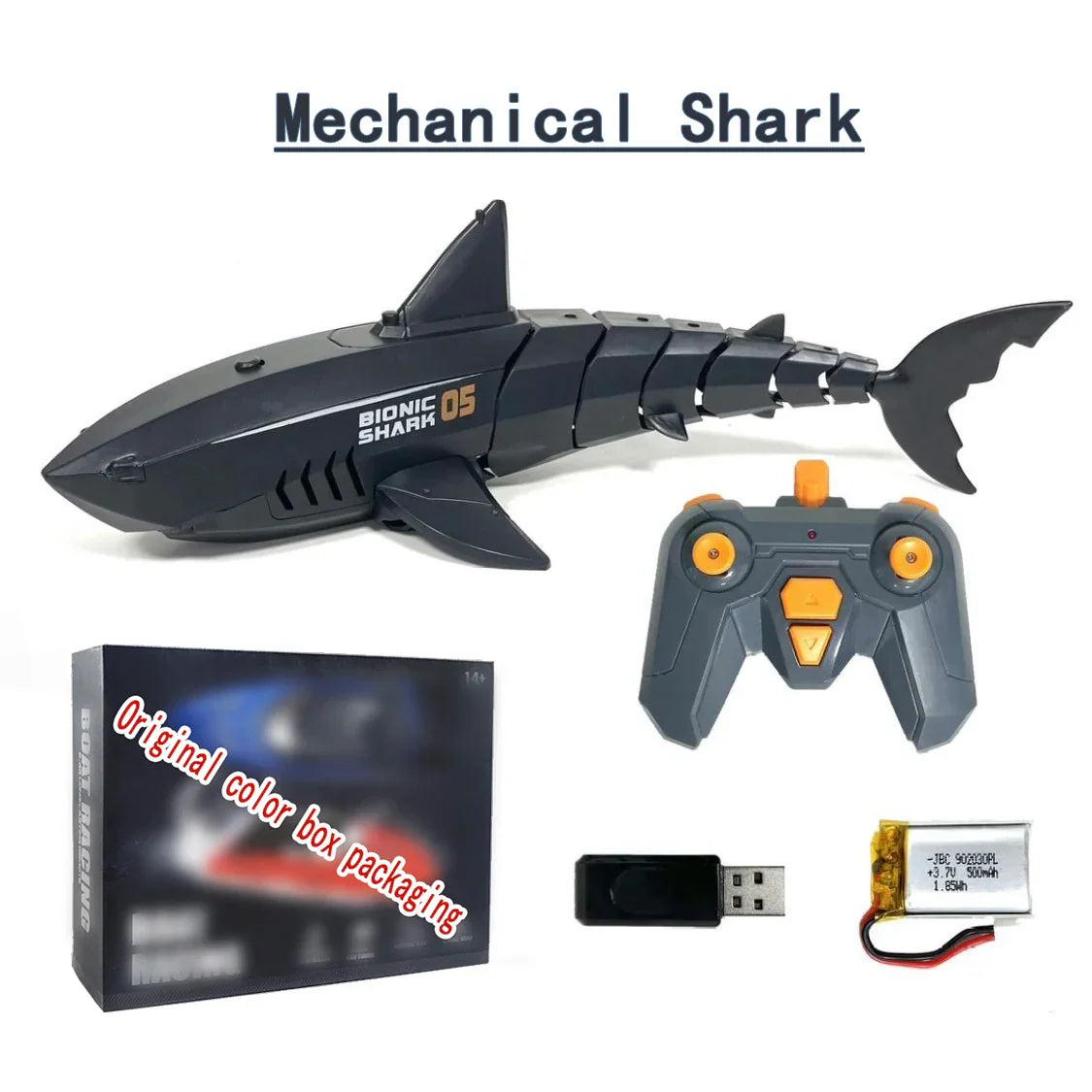 Funny RC Shark Toy Remote Control Animals Robots