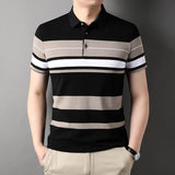 Summer Men's Polo Shirts With Short Sleeve Business