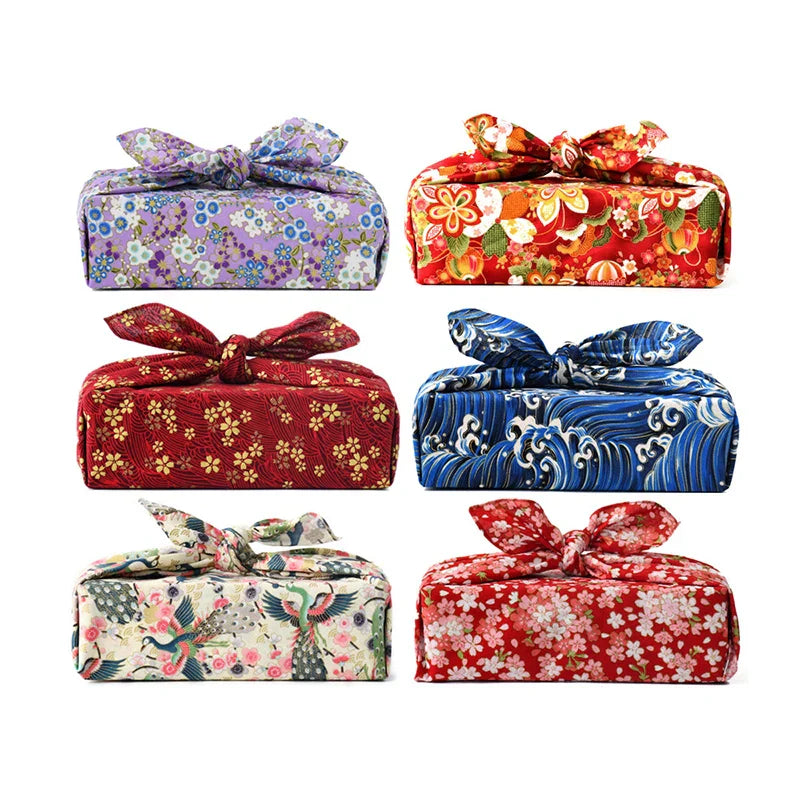 70x70cm Japanese Handkerchief Furoshiki Bento Wrapping Cloth Concise