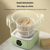 6L Portable Foldable Washing Machine Mini Underwear Sock