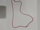 2023 New Hip Hop Colorful Cross Necklace Ladies