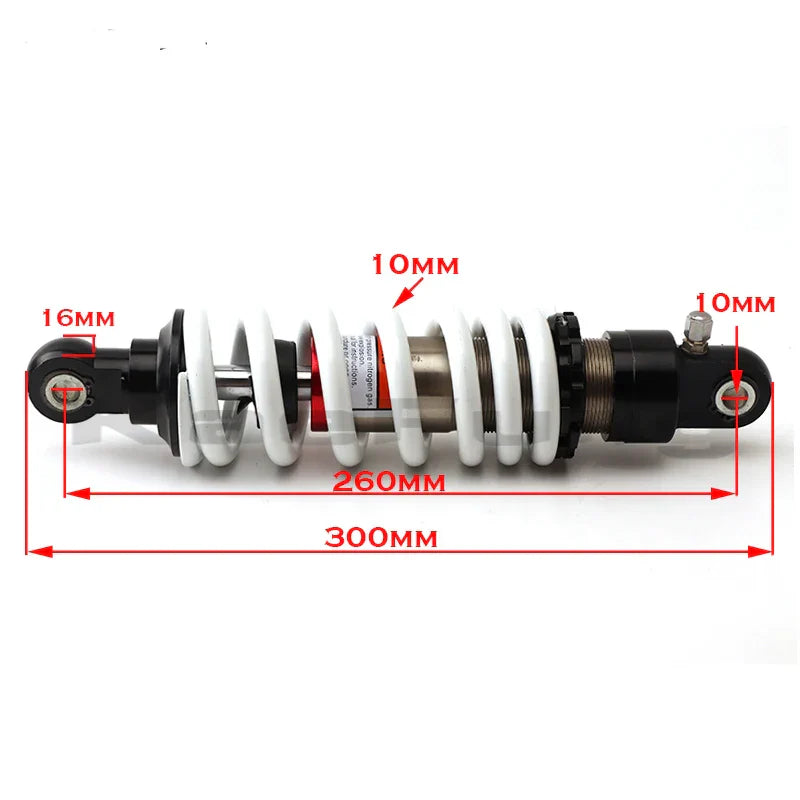 260305mm rear shock absorber damping adjustable suitable